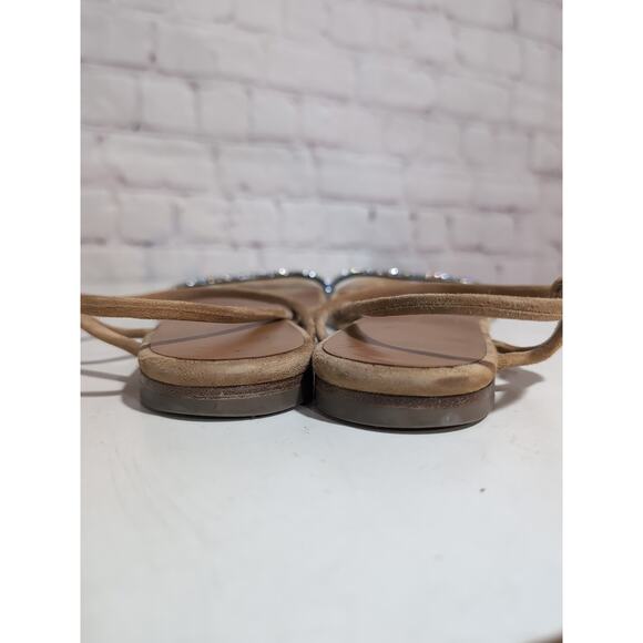 Staud Laurel Crystal Sandals Woman's Size 37.5 US 7.5 - Picture 11 of 11